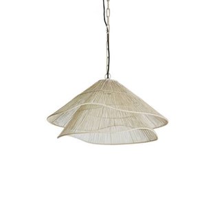 Light & Living - hanglamp - Alameda - naturel - metaal - draadlamp -
