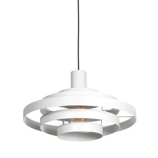 Steinhauer - hanglamp - Halo Cirque - wit - metaal - Ø 50cm - E27 -