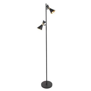 Anne Lighting - vloerlamp - Preto - zwart - metaal - Ø 23cm - GU10 -