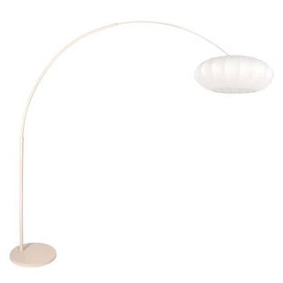 Steinhauer - vloerlamp - Sparkled Light - beige wit - metaal stof -