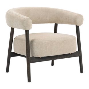 by fonQ Sora Fauteuil - Beige / Walnoot