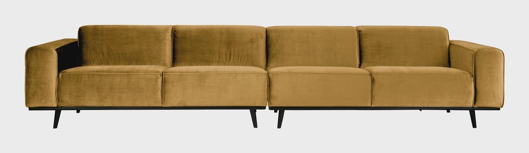 WOOOD Bank 'Statement', kleur Honing Geel