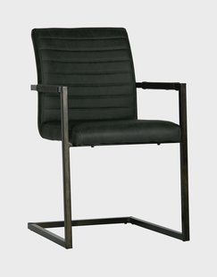 WOOOD Eetkamerstoel 'Bas', kleur Antraciet