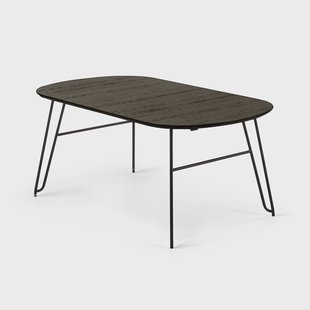 Kave Home Uitschuifbare Ovale Eettafel 'Milian' 140 - 220 x 90cm