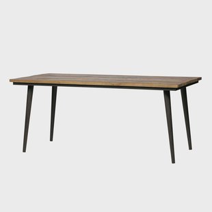 WOOOD Eettafel 'Guild' 220 x 90cm, kleur Zwart