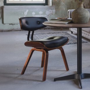 Dutchbone Eetkamerstoel 'Blackwood' kleur Bruin