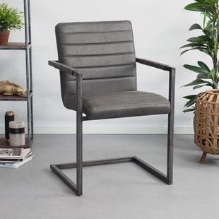 Tower Living Eetkamerstoel 'Rocca', kleur Antraciet