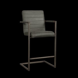 Tower Living Barkruk 'Rocca' (zithoogte 69cm), kleur antraciet