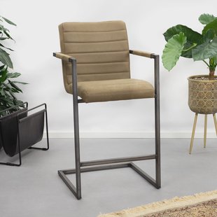 Tower Living Barkruk 'Rocca' (zithoogte 69cm), kleur groen