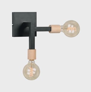 LABEL51 Wandlamp 'Loco', Metaal, kleur Zwart