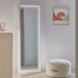 Kave Home Spiegel 'Romila', 158.5 x 52cm, kleur Wit