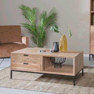 Salontafel 'Oslo' Acaciahout, 120 x 60cm