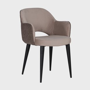 Richmond Eetkamerstoel 'Giovanna' Velvet, kleur Khaki