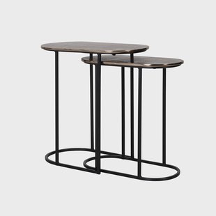 Richmond Bijzettafel 'Chandon' Set van 2 stuks