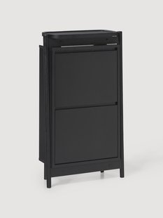 Houten schoenenkast Libby met opvouwbare planken