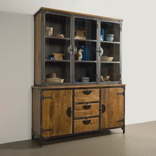 Tower Living Vitrinekast 'Basto' 210 x 160cm, Mangohout