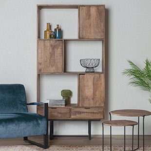 Livingfurn Wandkast 'Valdez' kleur Naturel, 200 x 100cm