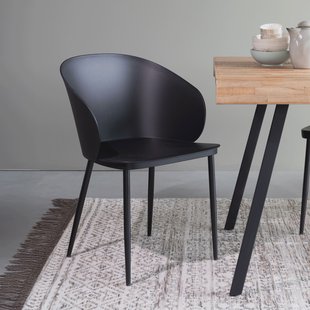 ZILT Eetkamerstoel 'Gigi'. kleur Zwart