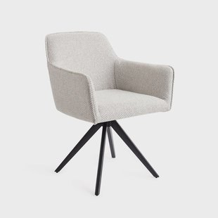 Eetkamerstoel 'Hofu' Turn Black, Draaibaar, kleur Checkers Charm