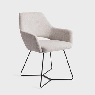 Jesper Home Eetkamerstoel 'Yanai' Beehive Black, kleur Pigeon