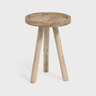 Kave Home Bijzettafel 'Glenda' 35cm, Teakhout