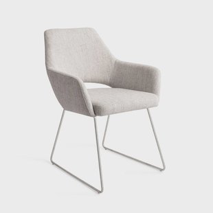 Jesper Home Eetkamerstoel 'Yanai' Slide Steel, kleur Pigeon