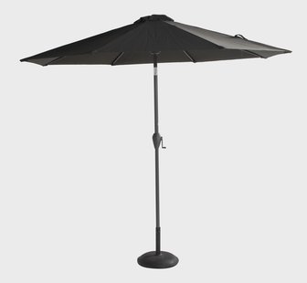 Hartman Parasol 'Sunline' 270cm, kleur Antraciet