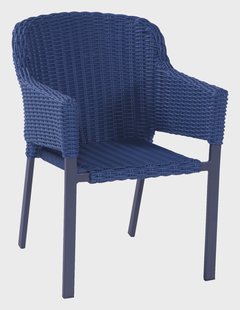 Hartman Tuinstoel 'Cairo' stapelbaar, kleur Blauw