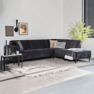 Sevn Hoekbank 'Michelle' Rechts, kleur Antraciet