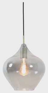 Light & Living Hanglamp 'Rakel' 27cm, antiek brons+smoke