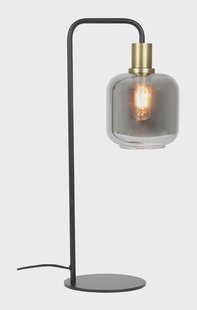 Light & Living Tafellamp 'Lekar' kleur Antiek Brons/Smoke