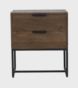 Light & Living Nachtkastje 'Meave', hout donker bruin