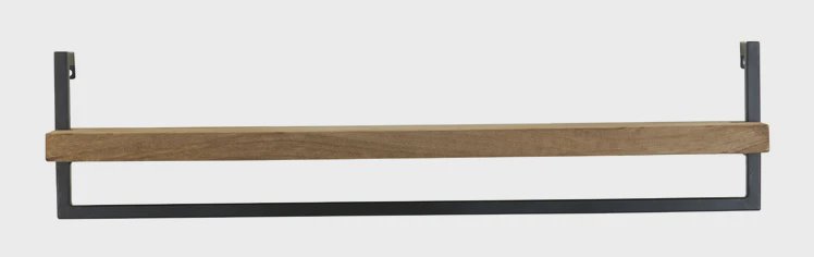 Light & Living Wandplank 'Maddison' 100cm, kleur Donkerbruin