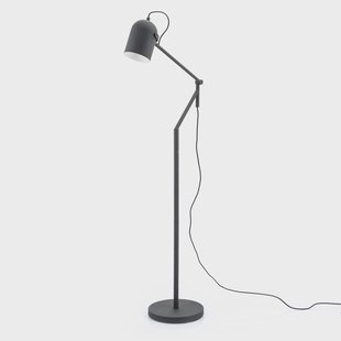 By-Boo Vloerlamp 'Sleek' kleur Zwart