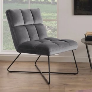 Bendt Fauteuil 'Kristian' Velvet, kleur Donkergrijs