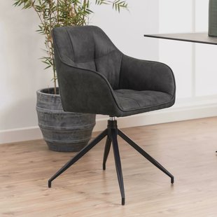 Bendt Eetkamerstoel 'Helena' Draaibaar, kleur Antraciet