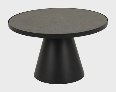 Bendt Salontafel 'Anemone' Keramiek 66cm, kleur Zwart