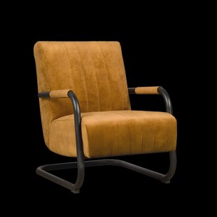 Sohome Fauteuil 'Raisa' Velvet, kleur Goud