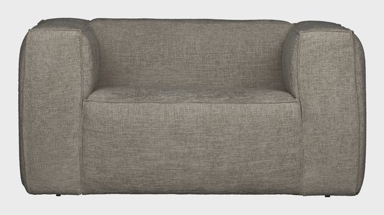 WOOOD Fauteuil 'Bean' Melange, kleur Travertin