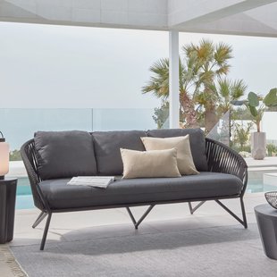 Kave Home Tuinbank 'Branzie' kleur Zwart