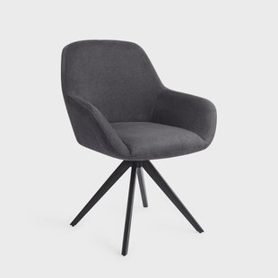 Jesper Home Eetkamerstoel 'Kushi' Turn Black, kleur Black-Out