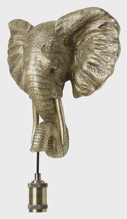 Light & Living Wandlamp 'Elephant' 36cm, kleur Goud