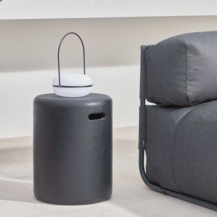 Kave Home Outdoor Bijzettafel 'Taimi' Ø35cm, kleur Zwart