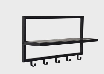 Brix Kapstok 'Bono' Mangohout, kleur Zwart