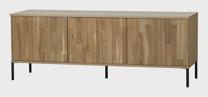 WOOOD TV-meubel 'New Gravure' EIken, 150cm, kleur Naturel