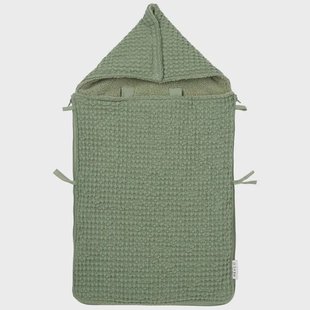 Meyco autostoel voetenzak Wafel Teddy