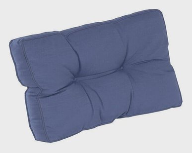 Hartman Tuinkussen 'Casual' Plofkussen Rug, 40 x 75cm, kleur Blauw