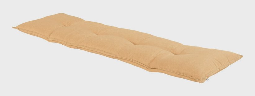 Hartman Tuinkussen 'Cuba' t.b.v. Tuinbank 180cm, kleur Mosterd