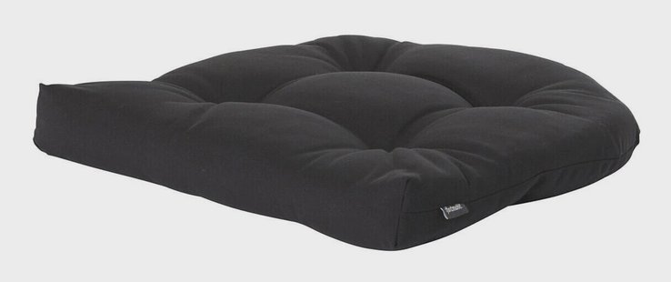 Hartman Tuinkussen 'Havana' t.b.v. Tuinstoel afgeronde rug, kleur Donkergrijs