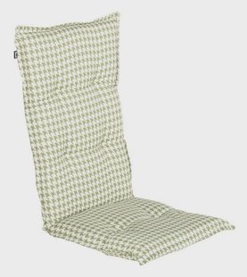 Hartman Tuinkussen 'Poule' t.b.v. Tuinstoel hoge rug, kleur Groen